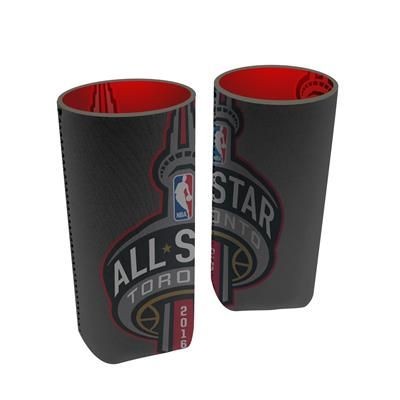 Branded Promotional REVERSIBLE FULL COLOUR TALL BOY CAN COOLER Cool Bag From Concept Incentives.