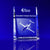 Branded Promotional CRYSTAL GLASS TAPERED PORTRAIT PAPERWEIGHT OR AWARD Award From Concept Incentives.