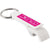 Branded Promotional BOTTLE OPENER KEYRING in White Bottle Opener From Concept Incentives.