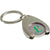 Branded Promotional STAMPED SOFT ENAMEL WISHBONE TROLLEY COIN KEYRING Keyring From Concept Incentives.