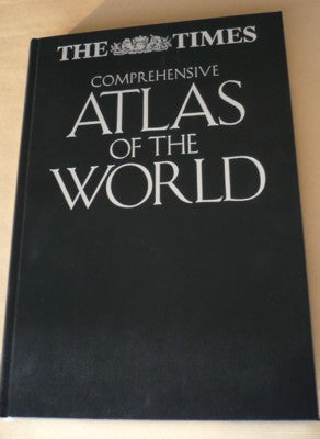 Branded Promotional TIMES ATLAS OF THE WORLD COMPREHENSIVE EDITION Map From Concept Incentives.