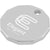 Branded Promotional ENGRAVED TROLLEY COIN in Silver Keyring From Concept Incentives.