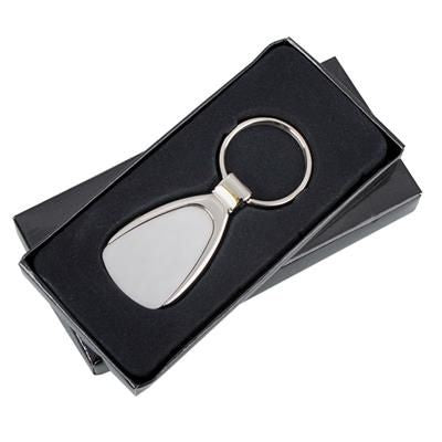 Branded Promotional TEAR DROP EXECUTIVE KEYRING Keyring From Concept Incentives.