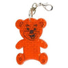 Branded Promotional TEDDY HARD REFLECTIVE KEYRING Keyring From Concept Incentives.