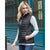 Branded Promotional TEE JAYS LADIES GILET BODYWARMER in Black Jacket From Concept Incentives.