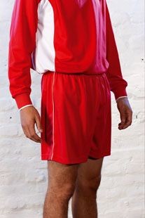 Branded Promotional TOMBO FOOTBALL PIPED SHORTS Football Kit From Concept Incentives.