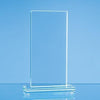 Branded Promotional 24X9CM JADE GLASS TALL RECTANGULAR AWARD Award From Concept Incentives.