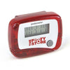 Branded Promotional CARMEL PEDOMETER in Red Pedometer From Concept Incentives.
