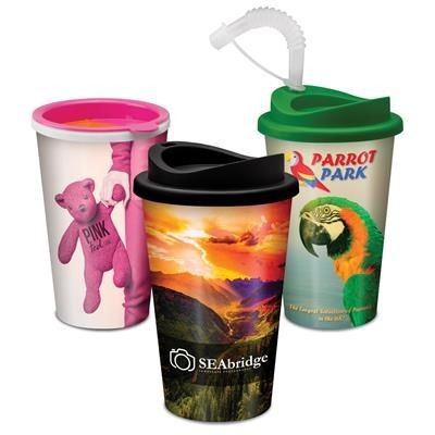 Branded Promotional FULL COLOUR UNIVERSAL MUG Travel Mug From Concept Incentives.