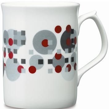 Branded Promotional TOPAZ BONE CHINA MUG in White Mug From Concept Incentives.