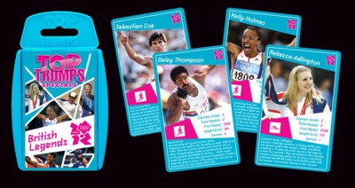 Branded Promotional BRITISH LEGENDS TOP TRUMPS PLAYING CARDS Playing Cards Pack From Concept Incentives.