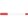 Branded Promotional TOPSTICK BALL PEN in White with Red Trim Pen From Concept Incentives.