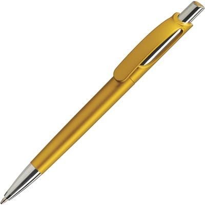 Branded Promotional TORO LUX BALL PEN in Yellow Pen From Concept Incentives.