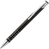 Branded Promotional VENO RUBBER BALL PEN in Black Pen From Concept Incentives.