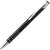 Branded Promotional VENO RUBBER BALL PEN in Black Pen From Concept Incentives.