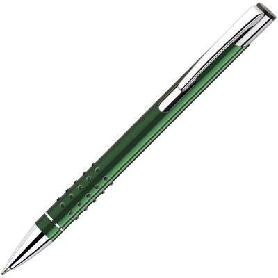 Branded Promotional VENO RUBBER BALL PEN in Green Pen From Concept Incentives.