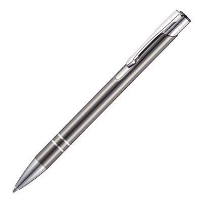 Branded Promotional BECK BALL PEN in Gunmetal Pen From Concept Incentives.