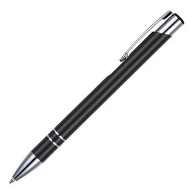 Branded Promotional BECK LUX BALL PEN in Black Pen From Concept Incentives.