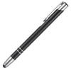 Branded Promotional BECK STYLUS BALL PEN in Silver Pen From Concept Incentives.