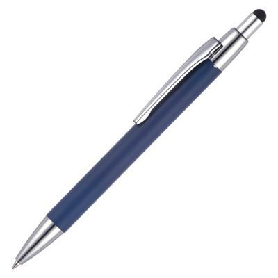 Branded Promotional CDX SATIN STYLUS BALL PEN in Dark Blue Pen From Concept Incentives.