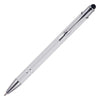 Branded Promotional BECK STYLUS PLUS BALL PEN in White Pen From Concept Incentives.