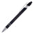 Branded Promotional NIMROD SOFT FEEL BALL PEN in Black Pen From Concept Incentives.