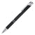 Branded Promotional ALADDIN SOFT FEEL BALL PEN in Black Pen From Concept Incentives.