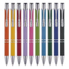 Branded Promotional ALADDIN SOFT FEEL BALL PEN in Pale Green Pen From Concept Incentives.