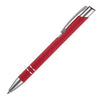 Branded Promotional ALADDIN SOFT FEEL BALL PEN in Red Pen From Concept Incentives.