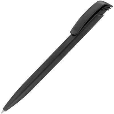Branded Promotional KODA PLASTIC COLOUR BALL PEN in Black Pen From Concept Incentives.