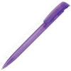 Branded Promotional KODA PLASTIC FROST BALL PEN in Purple Pen From Concept Incentives.