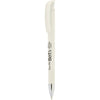 Branded Promotional KODA PLASTIC DELUXE BALL PEN in White Pen From Concept Incentives.