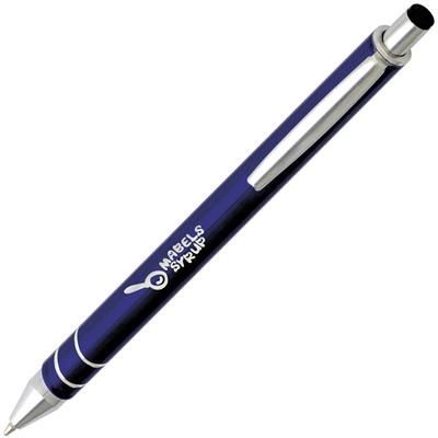 Branded Promotional SIERRA METAL BALL PEN in Blue Pen From Concept Incentives.