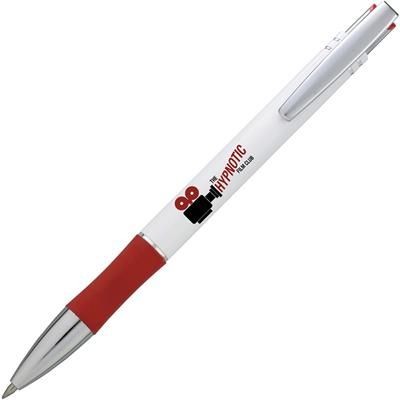 Branded Promotional INTEC COLOUR BALL PEN in Red Pen From Concept Incentives.