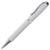 Branded Promotional CONRAN METAL BALL PEN in White with Silver Chrome Trim Pen From Concept Incentives.