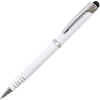 Branded Promotional FL SOFT STYLUS BALL PEN in White Pen From Concept Incentives.