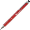 Branded Promotional HL SOFT STYLUS METAL BALL PEN in Red Pen From Concept Incentives.