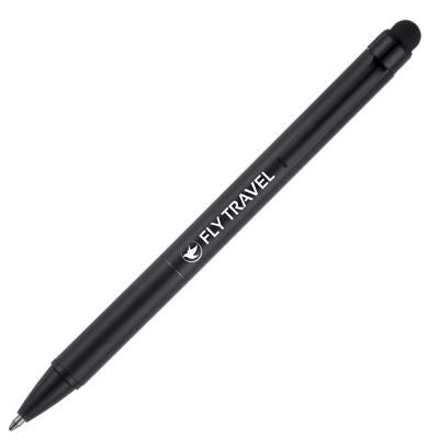 Branded Promotional HL DELUXE BALL PEN in Black Pen From Concept Incentives.