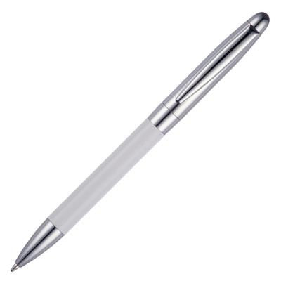 Branded Promotional JAVELIN BALL PEN in White Pen From Concept Incentives.