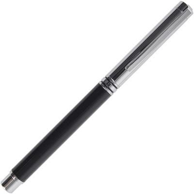 Branded Promotional LEGANT ROLLER PEN in Black Pen From Concept Incentives.