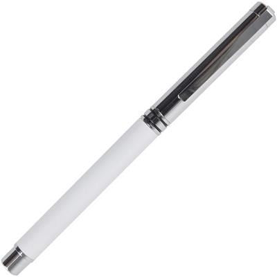 Branded Promotional LEGANT ROLLER PEN in White Pen From Concept Incentives.