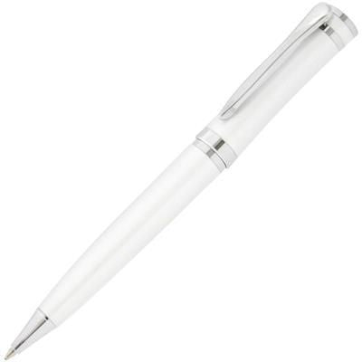 Branded Promotional ROYALLE METAL BALL PEN in White Pen From Concept Incentives.