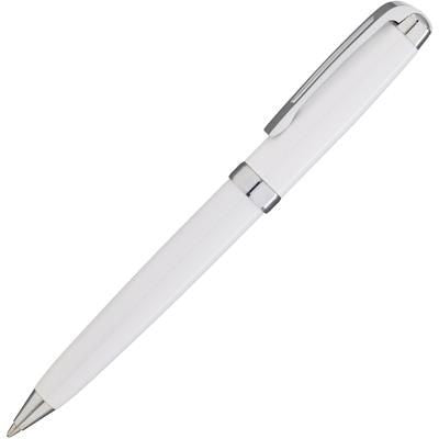 Branded Promotional EXCELSIOR METAL BALL PEN in White Pen From Concept Incentives.