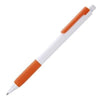 Branded Promotional CAYMAN GRIP BALL PEN in Orange Pen From Concept Incentives.