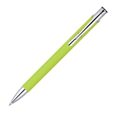 Branded Promotional MOLE MATE BALL PEN in Pale Green Pen From Concept Incentives.