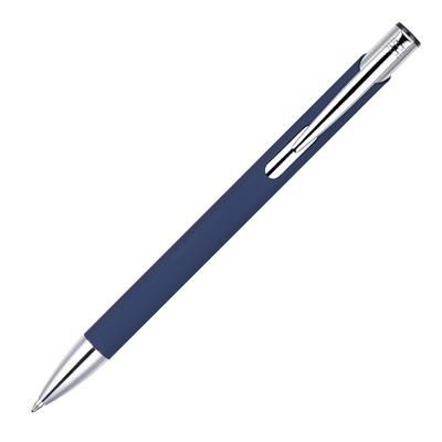 Branded Promotional MOLE MATE BALL PEN in Navy Blue Pen From Concept Incentives.