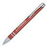 Branded Promotional FREEWAY BALL PEN in Red Pen From Concept Incentives.