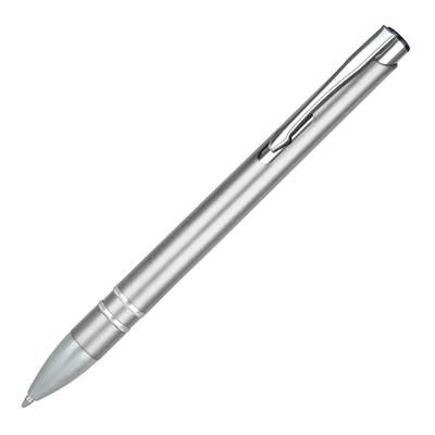 Branded Promotional FREEWAY BALL PEN in Silver Pen From Concept Incentives.