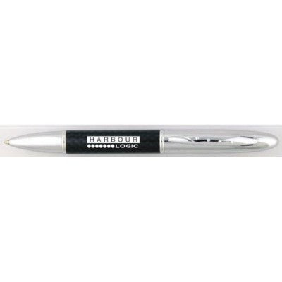 Branded Promotional KARI METAL BALL PEN in Black Pen From Concept Incentives.