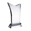 Branded Promotional LARGE SUFFOLK CRYSTAL AWARD in Clear Transparent Award From Concept Incentives.
